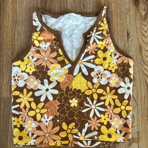 Urban Outfitters Floral Crop Top